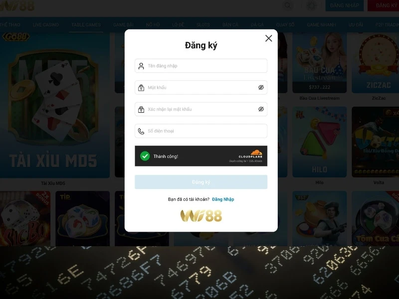 Wi88 chỉ cho phép người chơi từ 18 tuổi trở lên đăng ký tài khoản